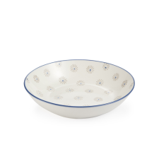 Tescoma FRESCO Daisy mélytányér, 21 cm, bézs tányér és evőeszköz