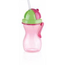 Tescoma gyermek kulacs szívószállal BAMBINI 300ml, rózsaszín (668172.53) kulacs, kulacstartó