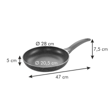Tescoma MANICO ROSSO Serpenyő ø 28 cm edény