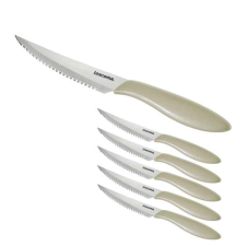 Tescoma PRESTO steak kés 12 cm, 6 db, bézs kés és bárd