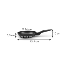 Tescoma Smart CLICK Serpenyő ø 24 cm edény