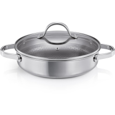Tescoma SteelCRAFT mély serpenyő, fedővel, 28 cm, 2 fogantyúval (780568.00) edény