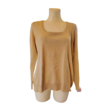  Tesini bézs színű vékony női pulóver (méret: 46/L) női pulóver, kardigán