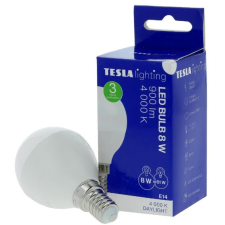 Tesla Lighting TESLA LED izzó miniglobe BULB E14, 8W, nappali fehér (MG140840-7) izzó