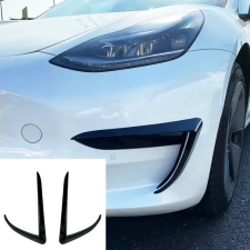  Tesla Model 3 (2017–) Első Lökhárító Díszléc fekete autó dekoráció