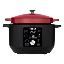 Tesla MultiCook MC600 Többfunkciós elektromos edény - Fekete/Piros (9512000) sütés és főzés