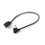 Tether Tools CU5463LT USB Mini-B (apa 90° - anya) kábel 0.3m - Fekete