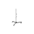 Tether Tools Rock Solid Low Boy Roller Gurulós kamera állvány laptop tartóval (Tripod) - Ezüst/Fekete