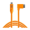 Tether Tools TetherPro USB-C -> 3.0 Micro-B 90fok 4.6m kábel narancssárga (CUC33R15-ORG) (CUC33R15-ORG)