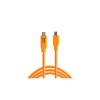 Tether Tools Theter Tools CUC2415-ORG TetherPro USB-C apa - MiniUSB-B apa Adatkábel 4.6m - Narancs (CUC2415-ORG)
