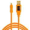 TETHERTOOLS TetherPro USB2.0 - Mini B (4.6m) narancssárga
