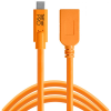 TETHERTOOLS TetherPro USB-C to USB-A Female Adapter 4.6m narancssárga