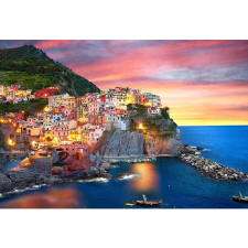 Tető Manarola alkonyatkor Olaszország 2000 darabos puzzle, kirakós