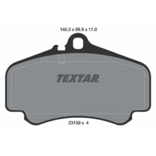 TEXTAR fékbetétkészlet, tárcsafék 2313901 fékbetét
