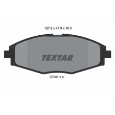 TEXTAR fékbetétkészlet, tárcsafék 2324102 autóalkatrész