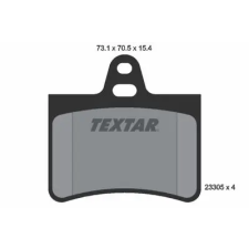 TEXTAR fékbetétkészlet, tárcsafék 2330501 autóalkatrész