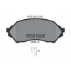 TEXTAR fékbetétkészlet, tárcsafék 2349002
