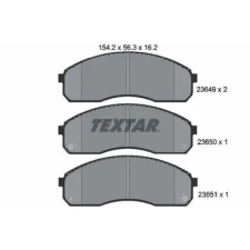 TEXTAR fékbetétkészlet, tárcsafék 2364901 autóalkatrész