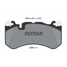 TEXTAR fékbetétkészlet, tárcsafék 2468101 fékbetét