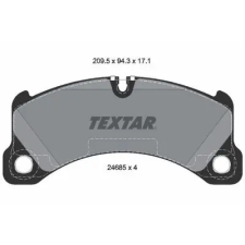 TEXTAR fékbetétkészlet, tárcsafék 2468501 autóalkatrész