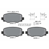 TEXTAR fékbetétkészlet, tárcsafék TEXTAR 2230401