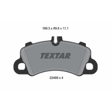 TEXTAR fékbetétkészlet, tárcsafék TEXTAR 2246901 autóalkatrész
