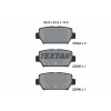 TEXTAR fékbetétkészlet, tárcsafék TEXTAR 2299401