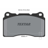 TEXTAR fékbetétkészlet, tárcsafék TEXTAR 2332501