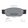 TEXTAR fékbetétkészlet, tárcsafék TEXTAR 2342301