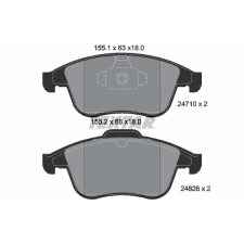 TEXTAR fékbetétkészlet, tárcsafék TEXTAR 2471001 autóalkatrész