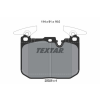 TEXTAR fékbetétkészlet, tárcsafék TEXTAR 2502807