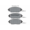 TEXTAR fékbetétkészlet, tárcsafék TEXTAR 2572201