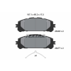 TEXTAR fékbetétkészlet, tárcsafék TEXTAR 2644801