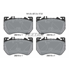 TEXTAR fékbetétkészlet, tárcsafék TEXTAR 2651901 autóalkatrész