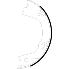 TEXTAR fékpofakészlet, rögzítőfék TEXTAR 91082600 autóalkatrész