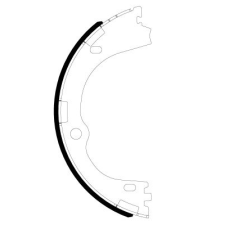 TEXTAR fékpofakészlet, rögzítőfék TEXTAR 91086300 autóalkatrész