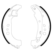 TEXTAR fékpofakészlet TEXTAR 91084200 autóalkatrész