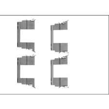 TEXTAR tartozékkészlet, tárcsafékbetét TEXTAR 82540600 autóalkatrész