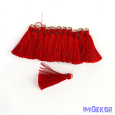  Textil bojt 4cm 12db/cs - Piros dekorációs kellék