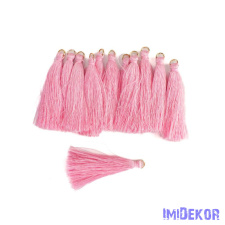  Textil bojt 6cm 12db/cs - Pink dekorációs kellék