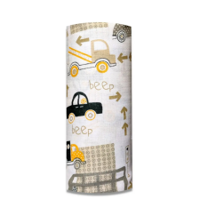 Textil pelenka / sárga autó 70x80 mosható pelenka
