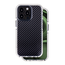 TFO Acrylic Carbon tok iPhone 13 Pro - fekete tok és táska