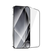 TFO Fémszegélyes edzett üveg fekete szegéllyel iPhone 14 Pro mobiltelefon kellék