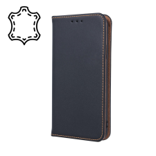 TFO Geniune Leather Smart Pro könyvtok Samsung Galaxy A51 - fekete tok és táska
