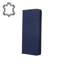 TFO Geniune Leather Smart Pro könyvtok Samsung Galaxy S24 FE - tengerészkék tok és táska