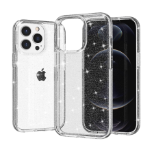 TFO iPhone 15 Pro Telefontok - Glitter - átlátszó csillámos hátlap tok tok és táska