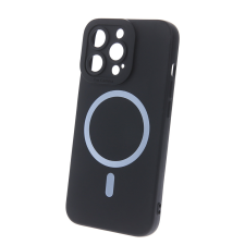 TFO Silicon MagSafe-kompatibilis tok iPhone 15 Plus - fekete tok és táska