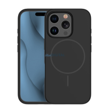 TFO Silicone Thin MagSafe-kompatibilis tok iPhone 17 Pro Max - fekete tok és táska