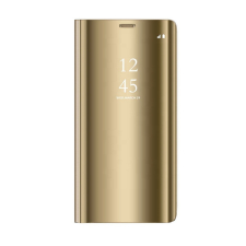 TFO Smart Clear View könyvtok Samsung Galaxy S7 Edge - arany színű tok és táska