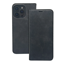 TFO Smart Suede könyvtok Samsung Galaxy A15 4G/5G - fekete tok és táska